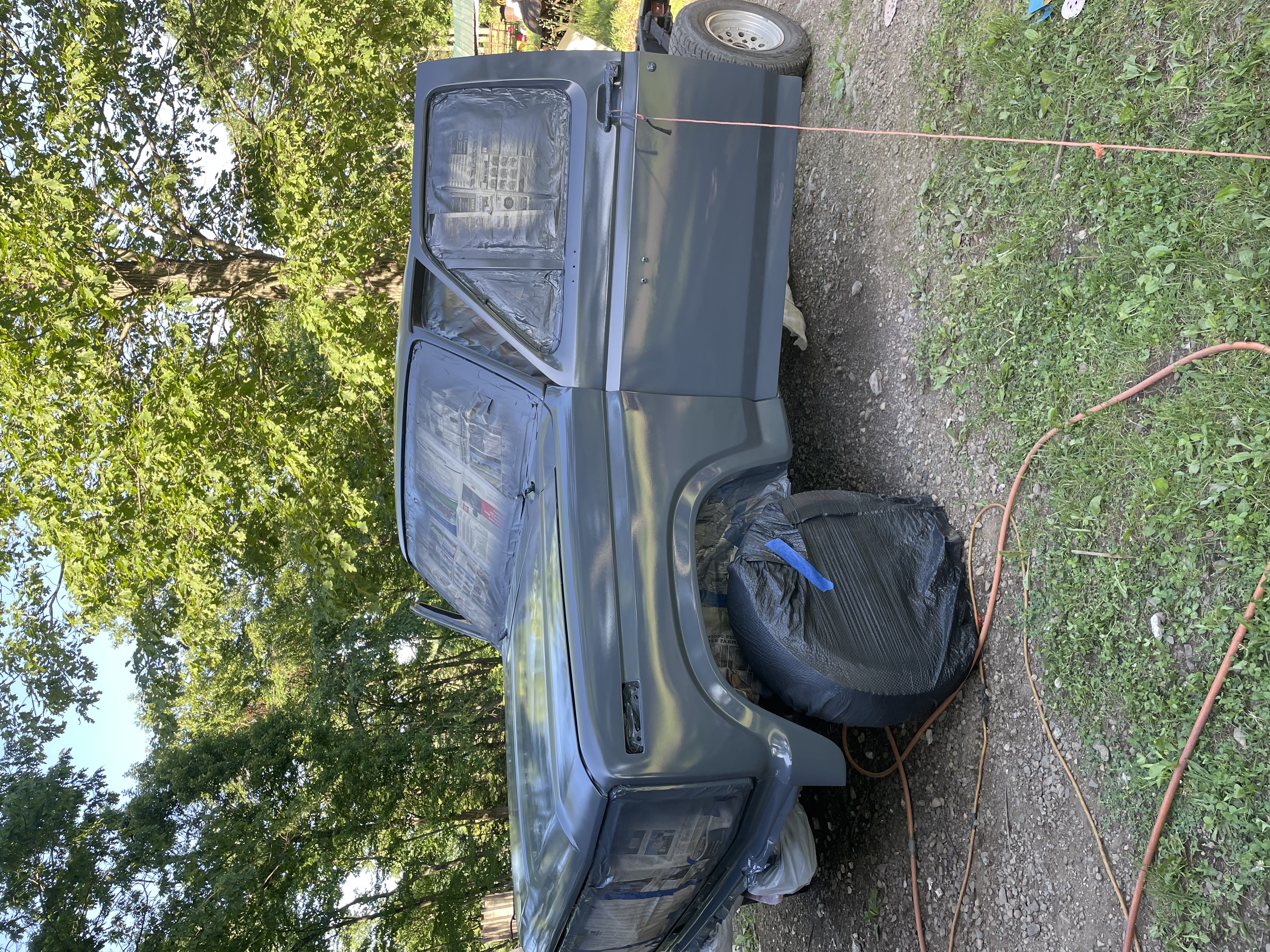 Many hours of body work later, it was ready for paint