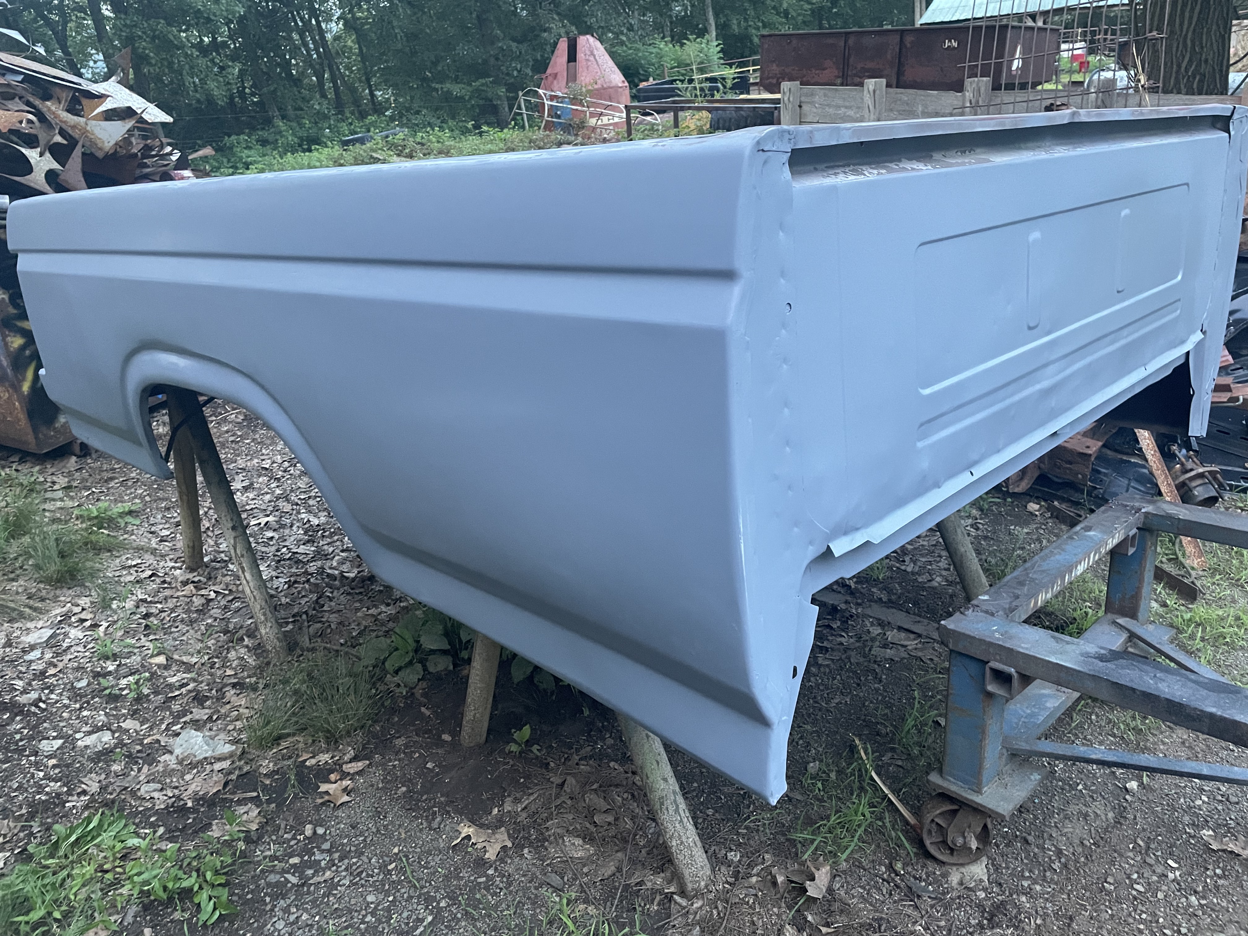 The box primered and ready for body work
