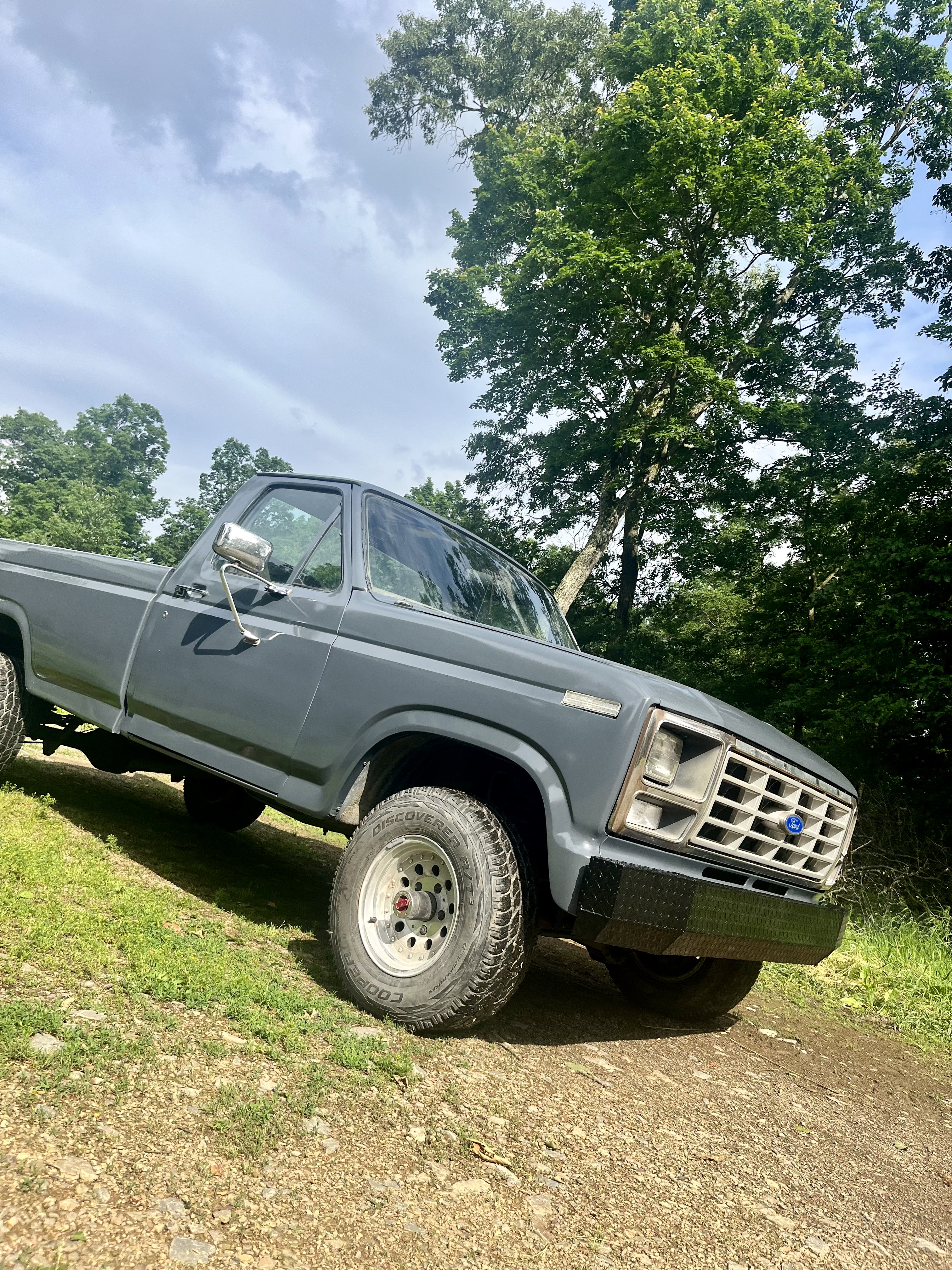 I painted the bumper black, finished the body work on the bed and painted it, and put it all back together