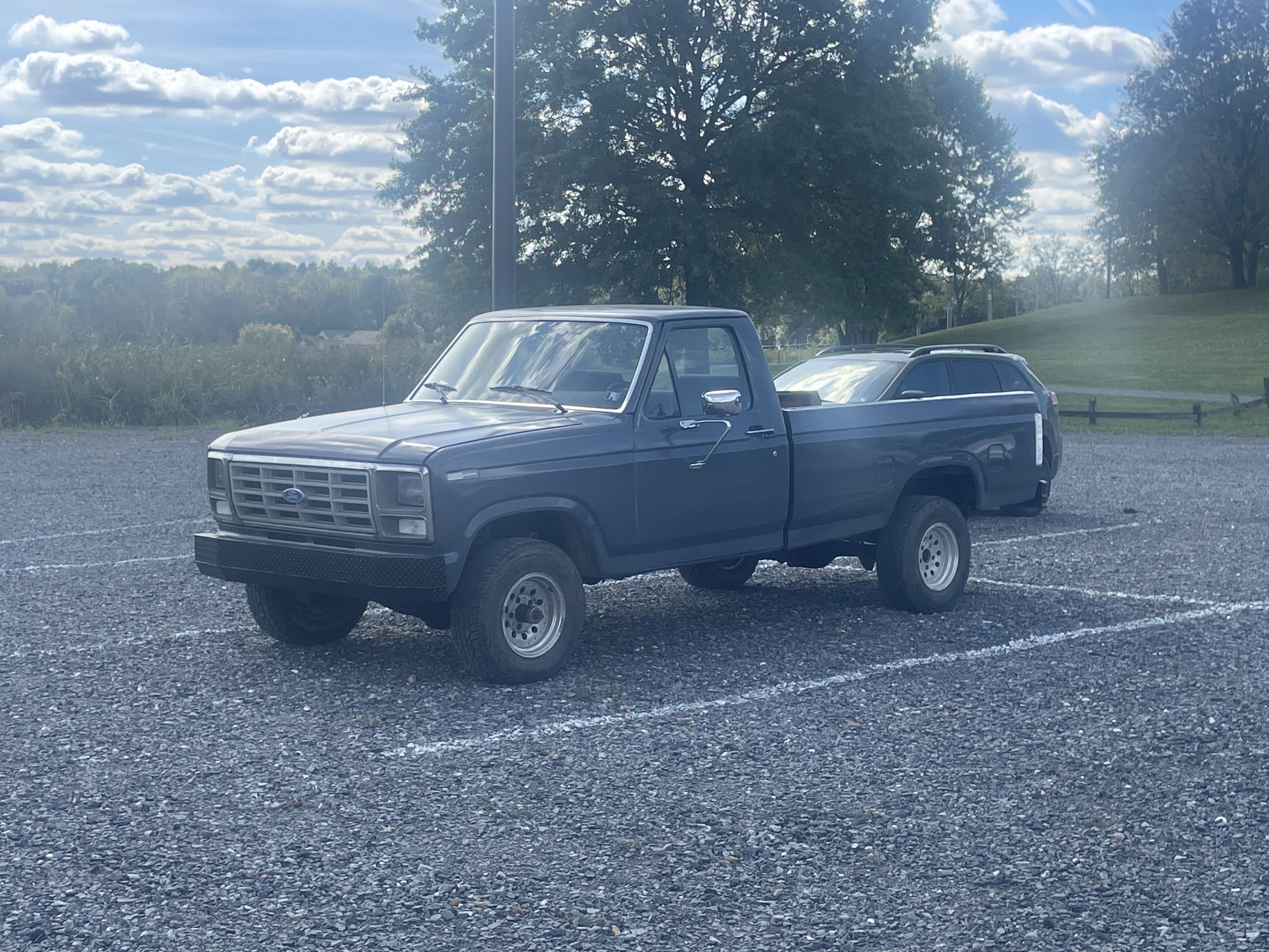 Parked on campus